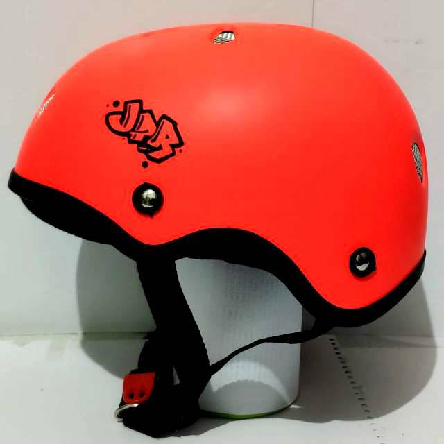 Helm Sepeda MTB Seli Roadbike JPR Bike Skate Solid Red Fluo By JPX Helmet