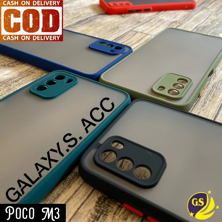 Xiaomi Pocophone Poco C40 M3 X3 PRO X3 NFC Case Dove Kamera Matte Fuze Transparan Colored Frosted My Choice