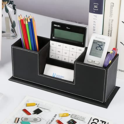 Tempat Remote, HP &amp; Pulpen - Premium Pen Holder Desktop Organizer Kantor