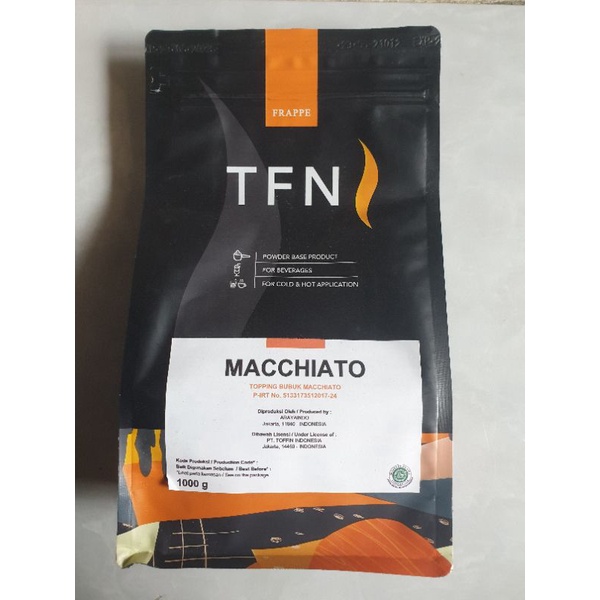 Toffin Macchiato Unsalted 1000gr / Bubuk Macchiato Toffin 1000gr