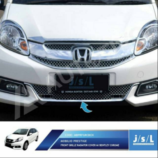 Grill radiator Bentley Mobilio chrome jsl