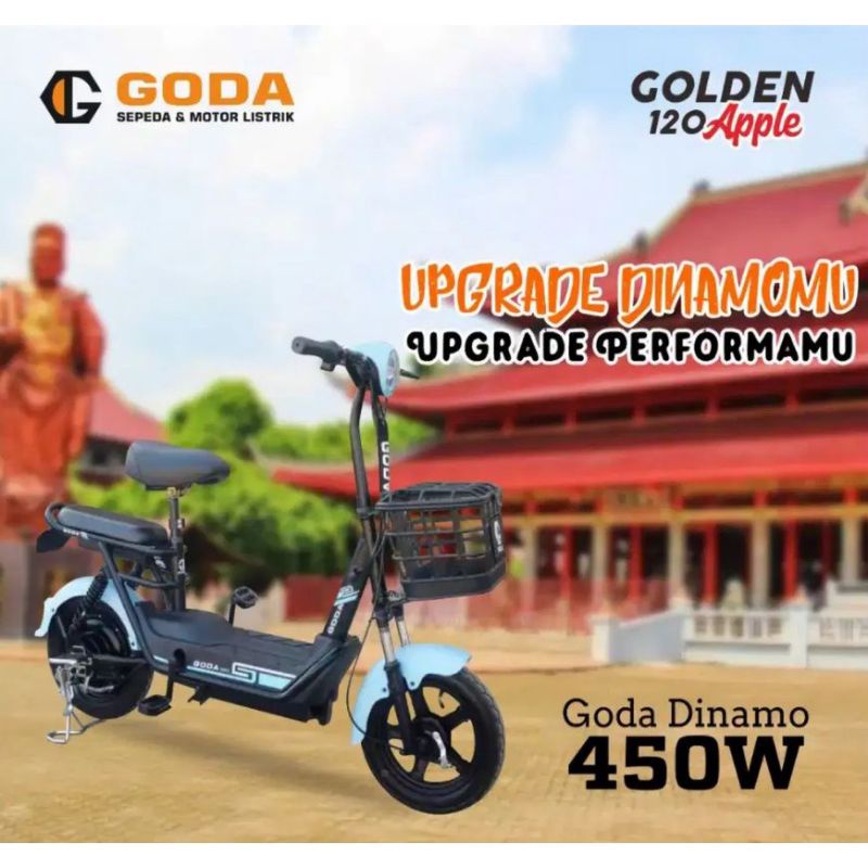 SEPEDA LISTRIK GODA GOLDEN APPLE
