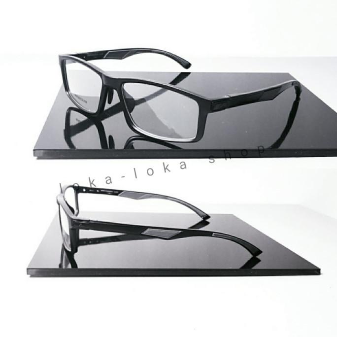 Frame Kacamata Minus Pria 7 Sport + Lensa Photocromic Berubah Warna Terlaris