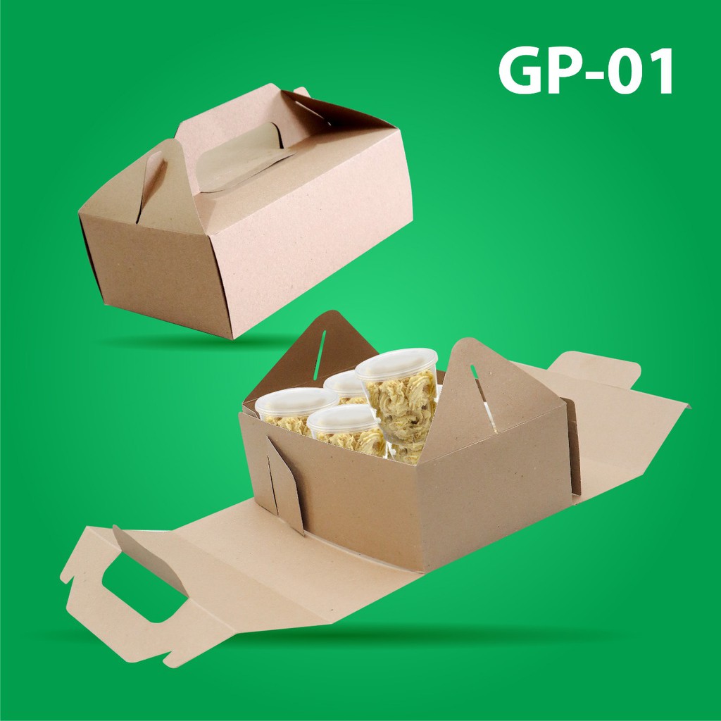 Giftpack Gable Box Hampers (GP1K8-Laminasi)