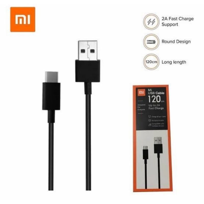 KD KABEL CAS KABEL DATA XIAOMI MICRO DAN XIAOMI TYPE C ORI