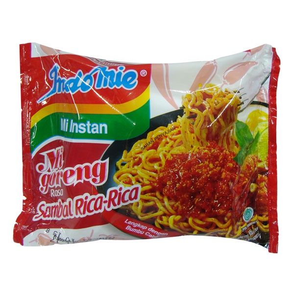 

INDOMIE GORENG RASA SAMBAL RICA 85g