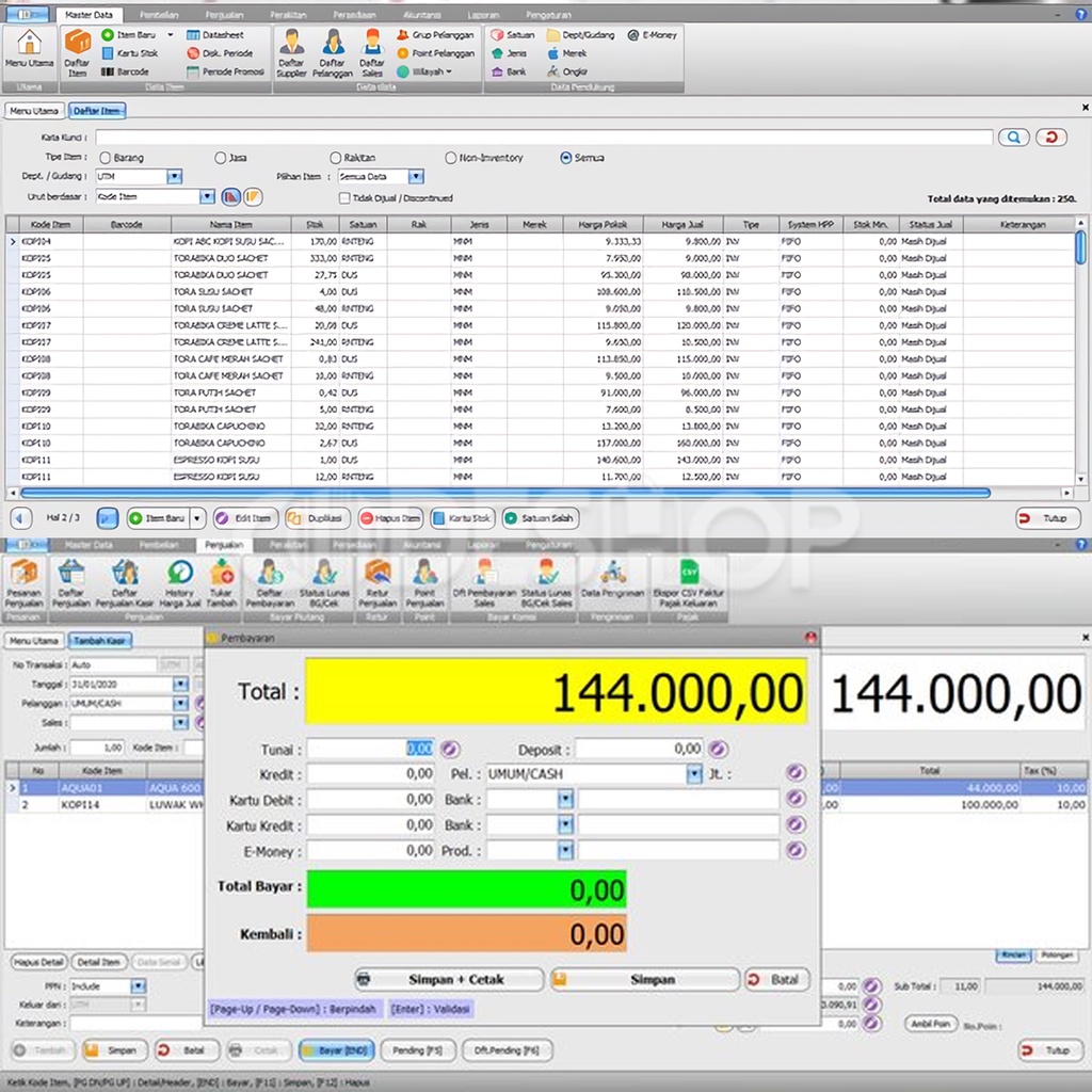 Software Ipos 5.0 Ultimate Dongle Aplikasi Program Kasir Retail