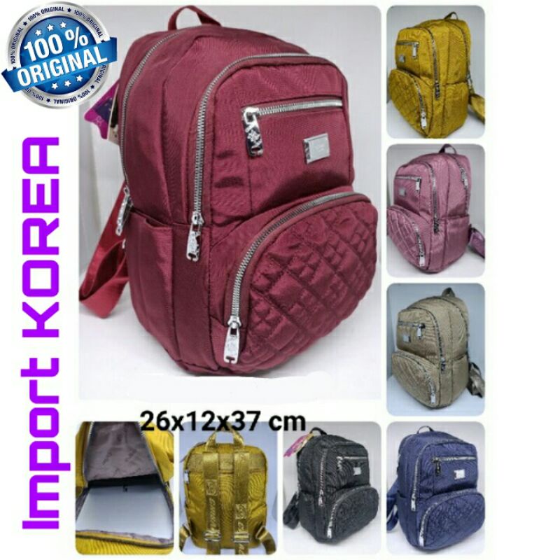 Original Tas Ransel CHIBAO Laptop Wanita Elegan Design Best Seller Terbaru