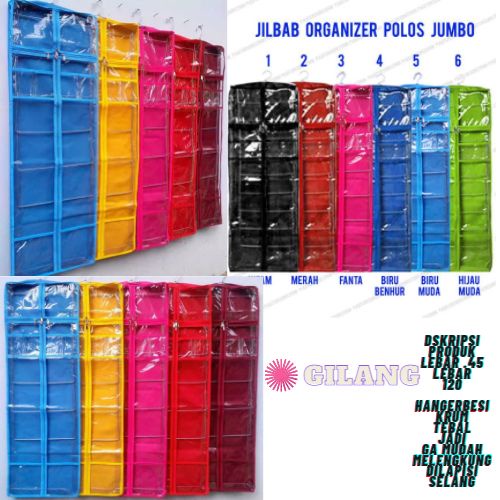 Rak Jilbab Polos Jumbo (HJO)