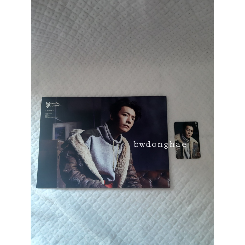 SUPER JUNIOR I THINK U ALBUM PC JAPAN ALBUM LIMITED EDITION (DONGHAE EUNHYUK)