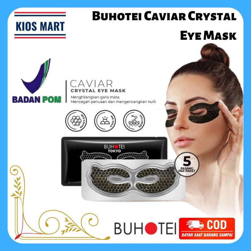 Buhotei Caviar Crystal Eye Mask Anti Wrinkle / Niacinamide Eye Mask / Masker Mata