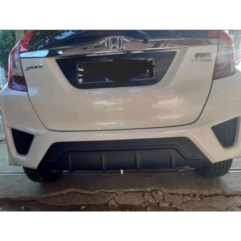 front lips dan diffuser honda jazz gk5 tahun 2014 sampai 2017