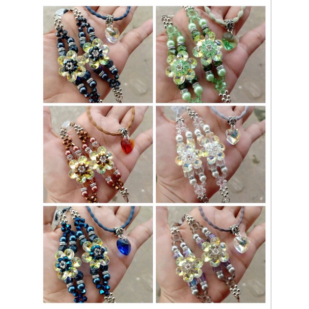 strap masker swarovski