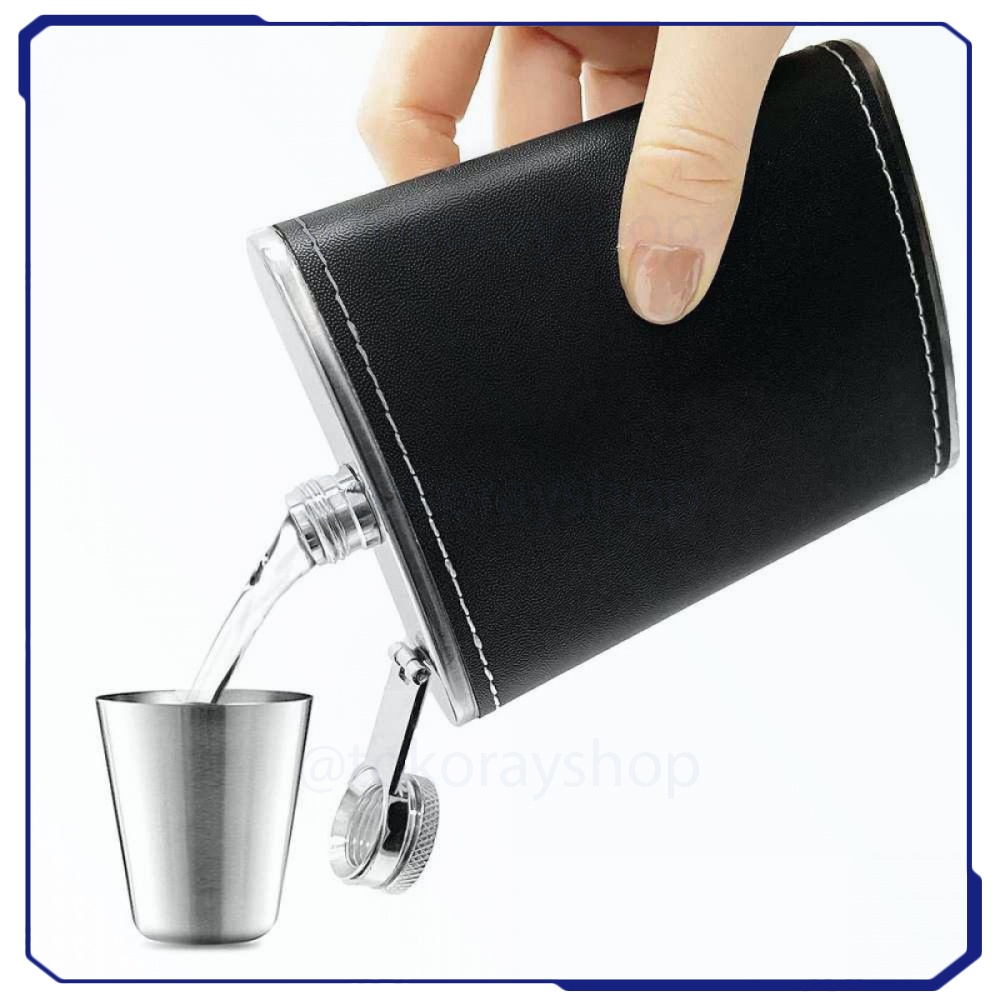 Botol Bir Hip Flask Wine Wiski Bottle 8 Oz - MW8