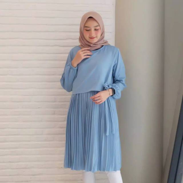 Ines tunik plisket Fit To L