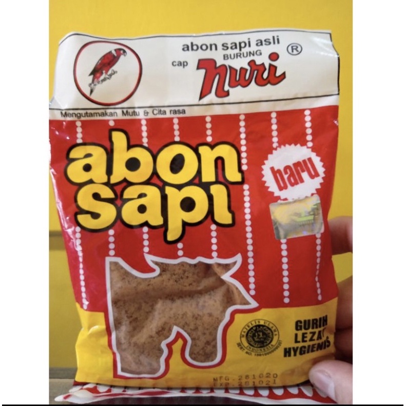 

abon sapi nuri kemasan 90gr