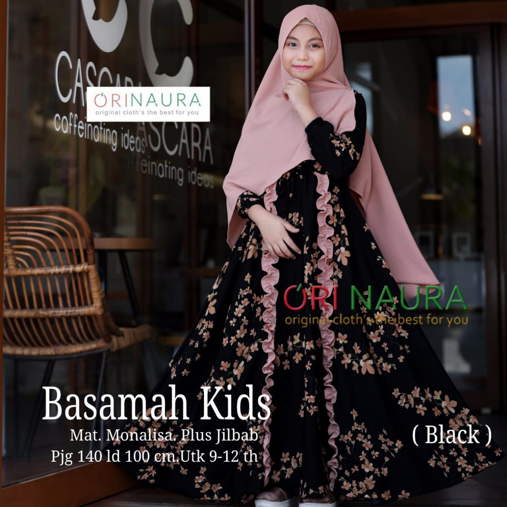 SALE Gamis  Anak  BASAMAH Kids Ori  Naura  Shopee Indonesia