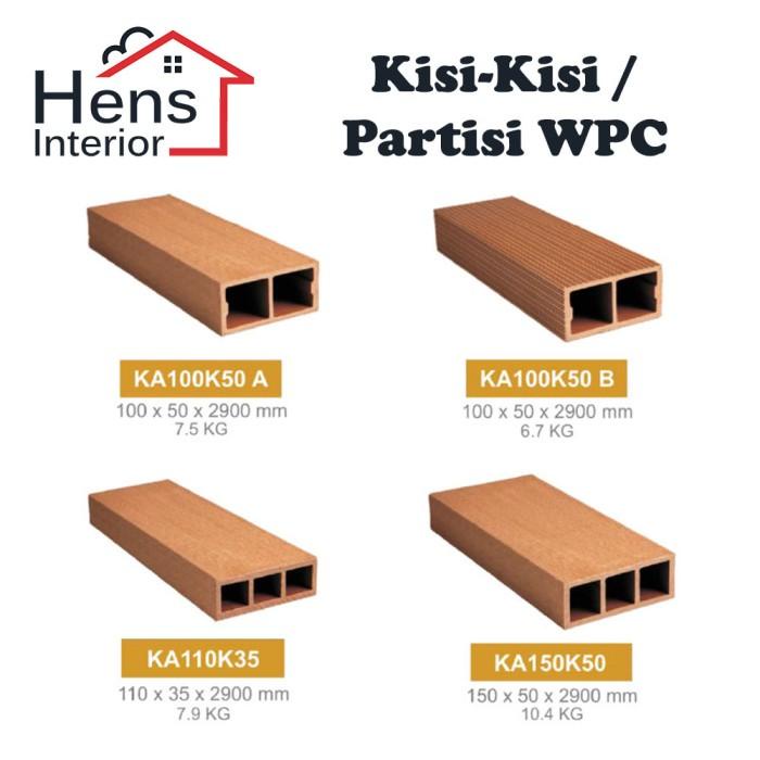 Kisi Kisi WPC Minimalis / Partisi WPC Kayu Asri / Pembatas Ruangan