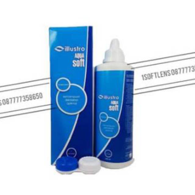 CAIRAN PEMBERSIH SOFTLENS AQUASOFT 350 ML