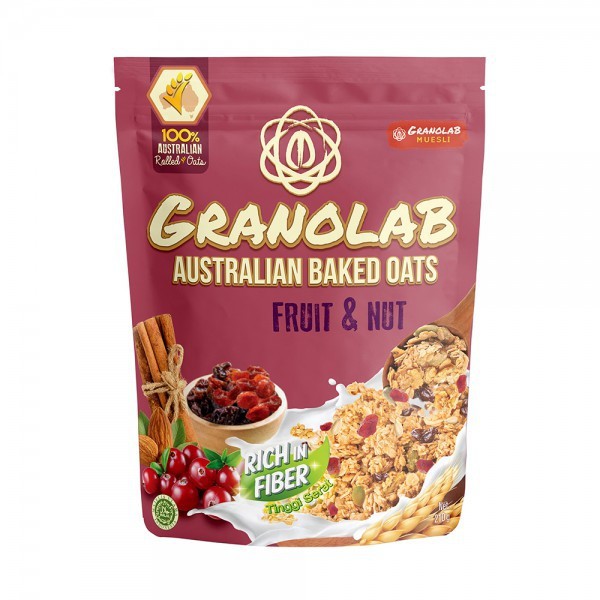 

Granolab Australian Baked oats fruit & nut 210 gram