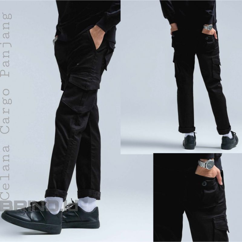 CELANA CARGO PANJANG PRIA DEWASA LONG PANTS