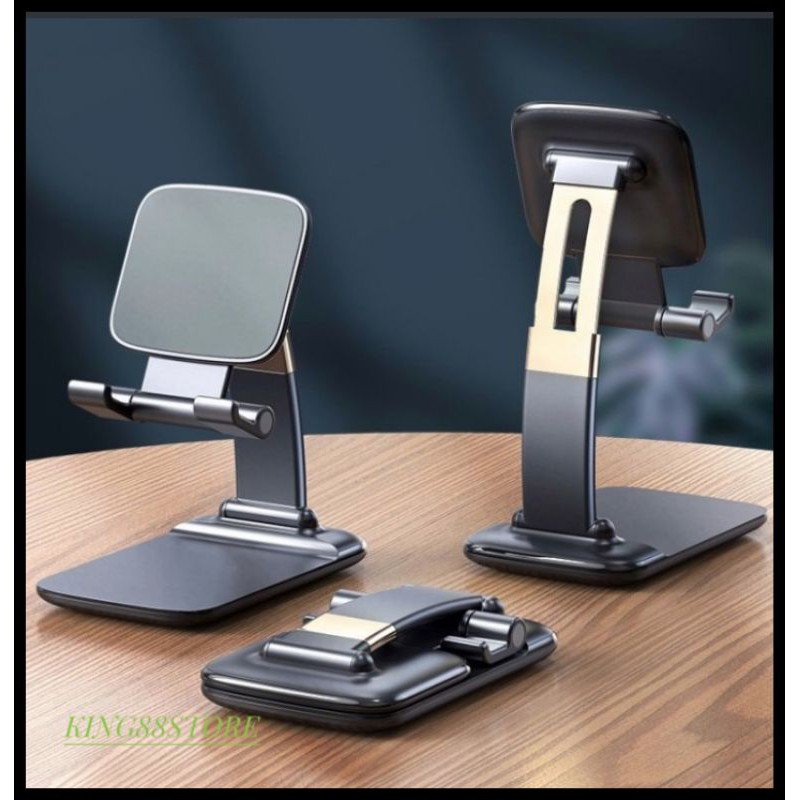 F5 STAND HOLDER MEJA FOLDING UNIVERSAL MULTIFUNGSI PHONE TABLET