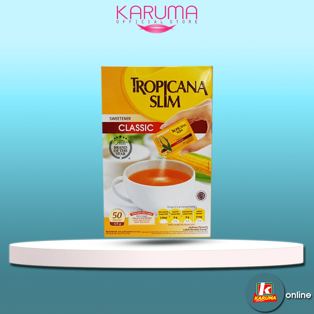 

Gula Tropicana Slim Clssic 50 Sachet 125gr