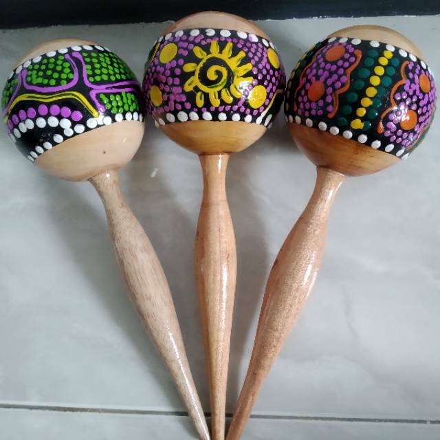 Shacker Maracas &quot;Canting Besar&quot;, Alat Musik Tradisional Marakas Pasir