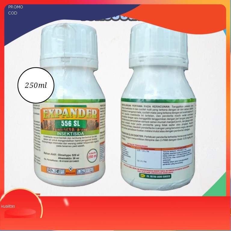 COD Insektisida Expander 250 ml 556 SL Mengusir Hama Wereng Padi dimehipo abamektin ekpander ex pand