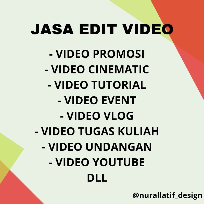 Jasa Editing Video Murah, Edit Video Promosi, Cinematic, Vlog, Tutorial