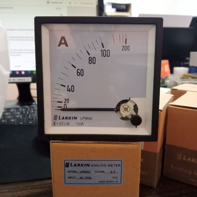 Larkin LP-96AD Analog Ampere Panel Meter Uk.96x96