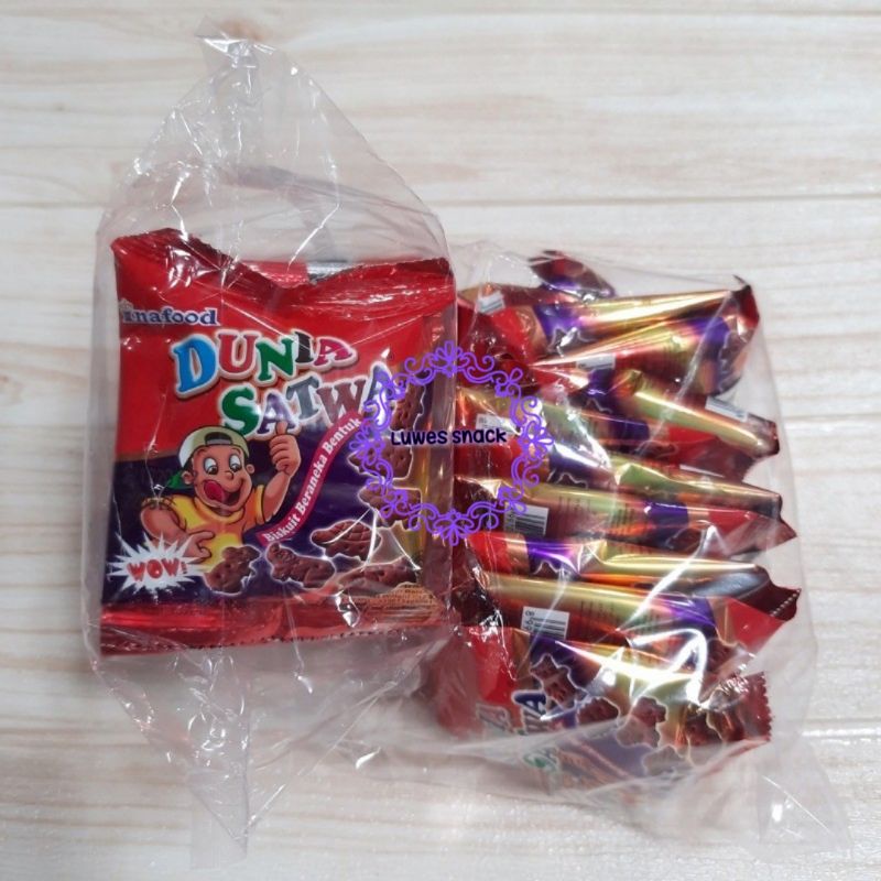 

Inafood-Dunia Satwa isi 10pcs-snack jadul-jajan anak jadu-ciki jadull-jajan tempo dulu-makanan jadul