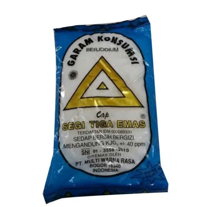 

garam 250 gram merk segi tiga emas