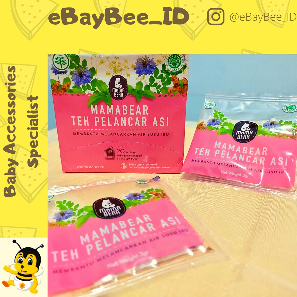 eBayBee_ID MAMABEAR teh pelancar asi - jamu - suplemen ibu