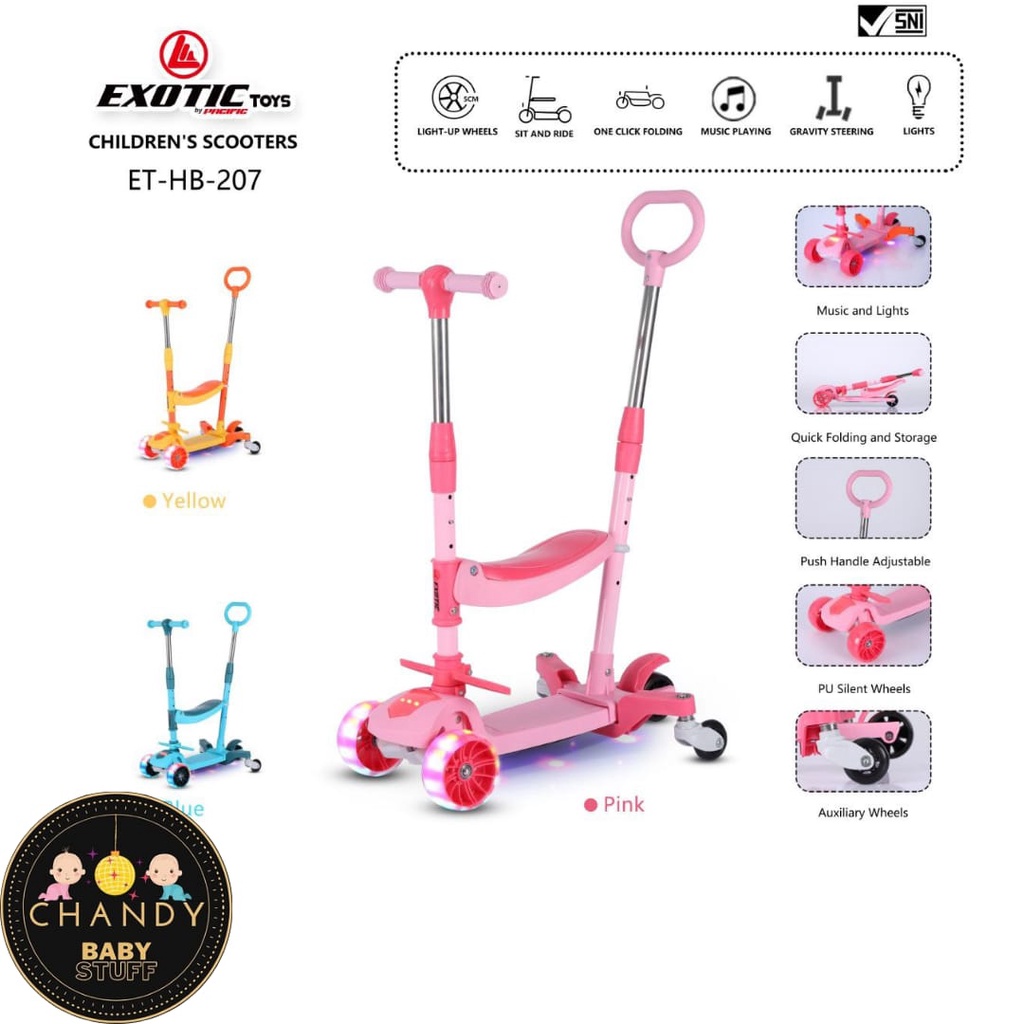 SCOOTER ANAK OTOPED SKUTER EXOTIC HB 207