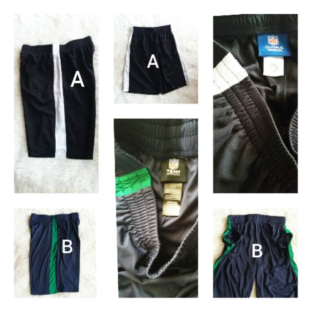 Celana pendek JUNIOR/DEWASA NFL Onfield/ celana olahraga/celana basket/ celana futsal