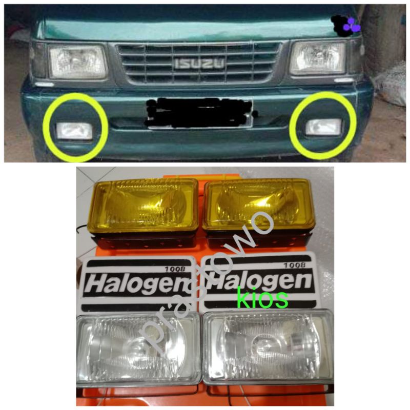 Foglamp lampu kabut  isuzu panther 23 25 kotak lama