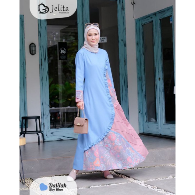 GAMIS DALILAH DRESS JELITA MUSLIMAH FASHION MUSLIM