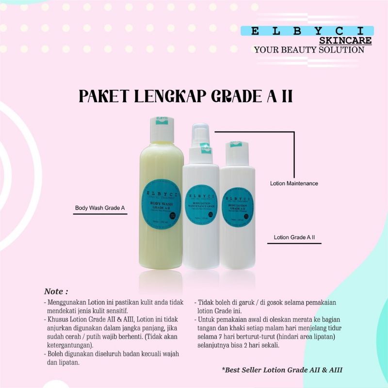 Elbyci Lotion Paket Grade A II