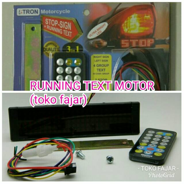 RUNNING TEXT MOTOR
