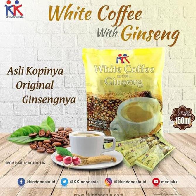 

Star 3 Box White Coffee With Ginseng Kopi Gingseng Herbal Kk Indonesia Bagus