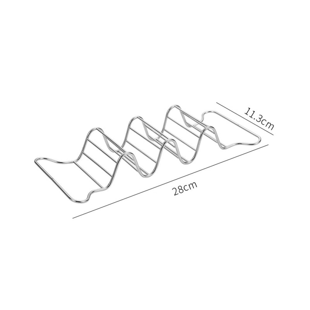 304 Stand Holder Taco Bahan Stainless Steel