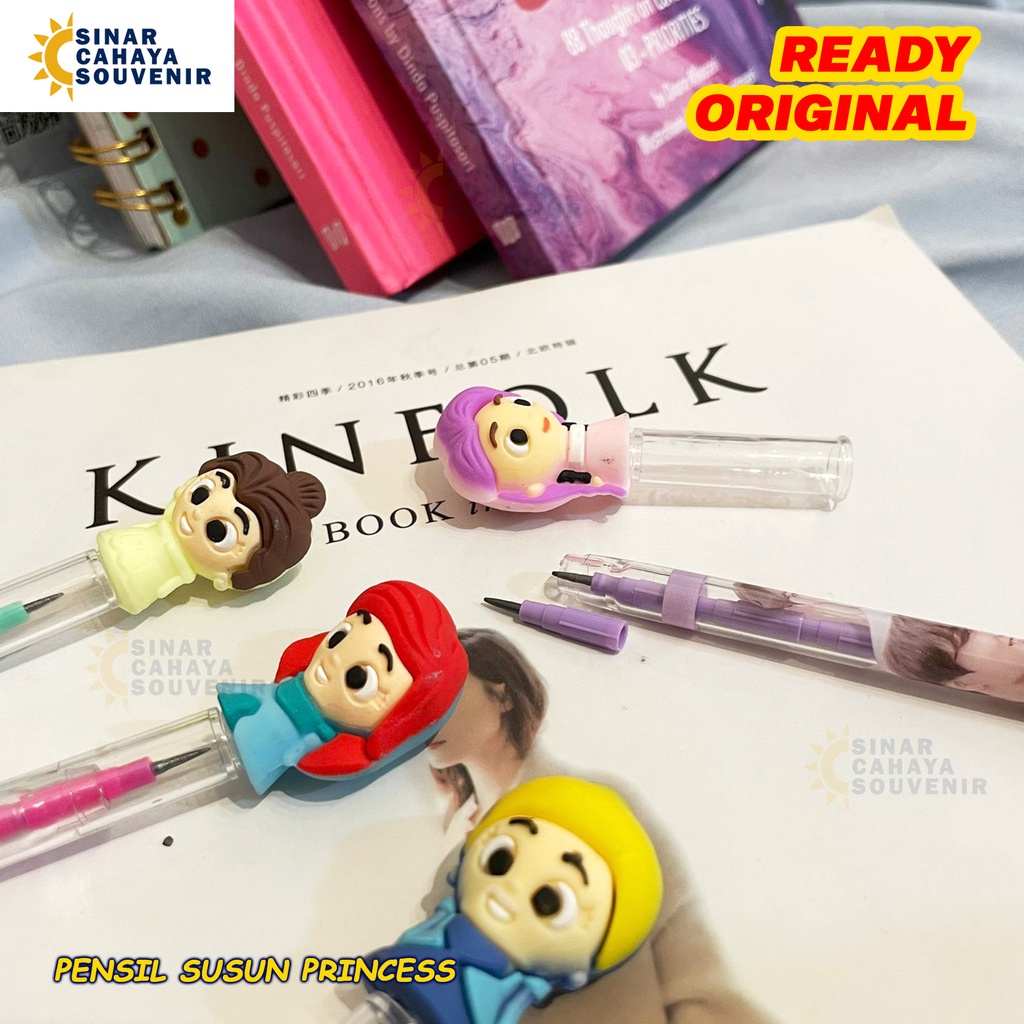 

Pensil Susun Princess Disney | ATK Stationery Sekolah Souvenir Murah | Pensil Sambung Susun Princess Murah Meriah