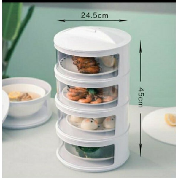 Modern Food Storage / Tudung Saji 4 Susun