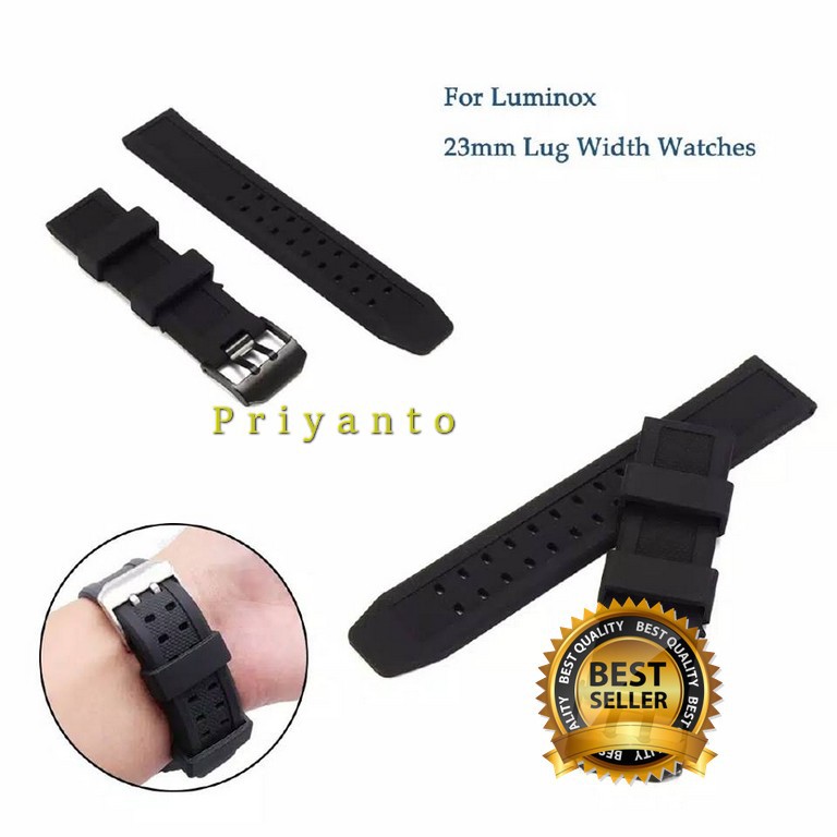 Strap watch Rubber Tali jam tangan Luminox Evo23mm