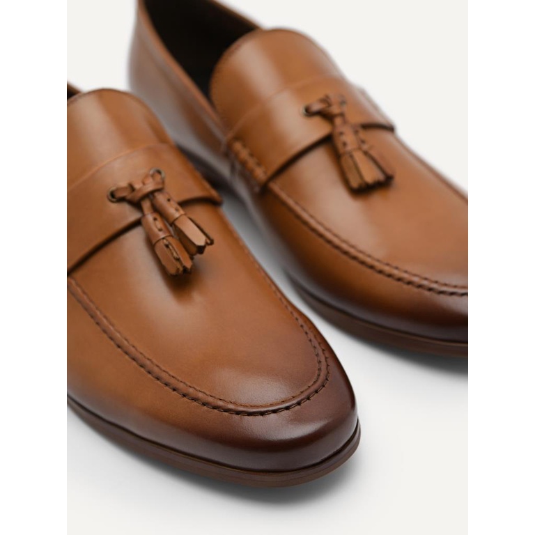 PM149 SEPATU KULIT PEDRO KERJA KANTOR PRIA BRANDED ORIGINAL COKLAT