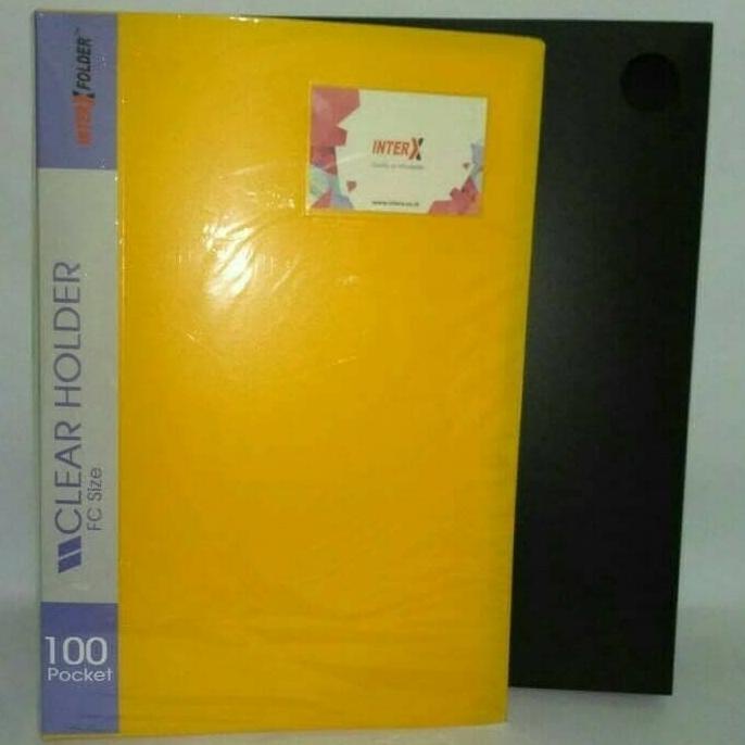 

BISA COD Clear Holder 100 Lembar Interx Folder / Display Book 100 Lembar Interx PROMOKode 4396