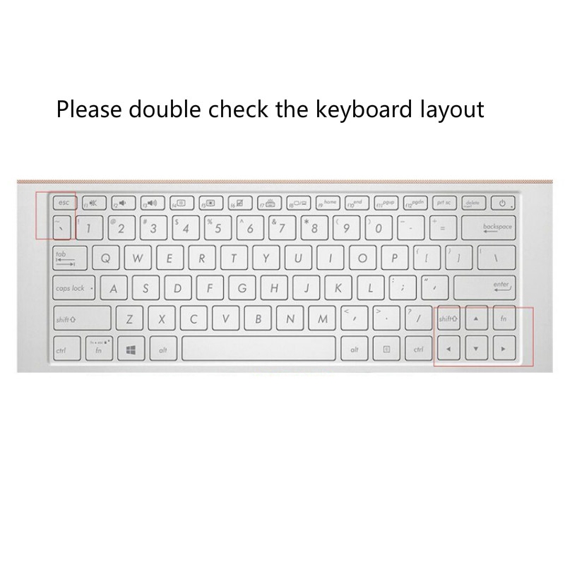 Cover Pelindung Keyboard Bahan Silikon Lembut Ultra Tipis Untuk Asus Deluxe13 Zenbook 13 Ux333 13 Inch