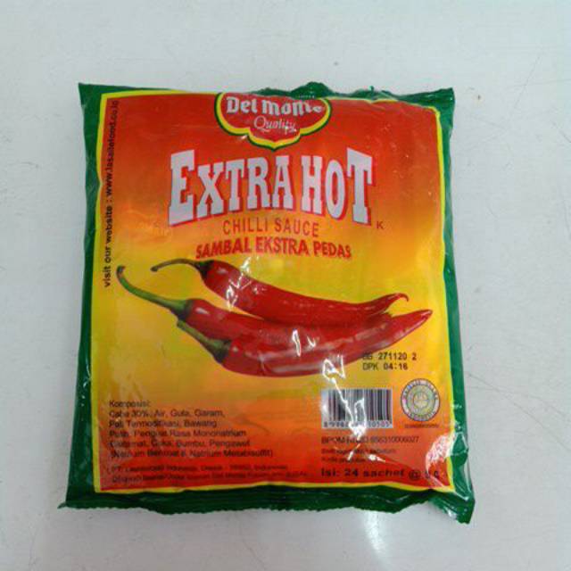 

Delmonte saos sambal sachet isi 24pcs