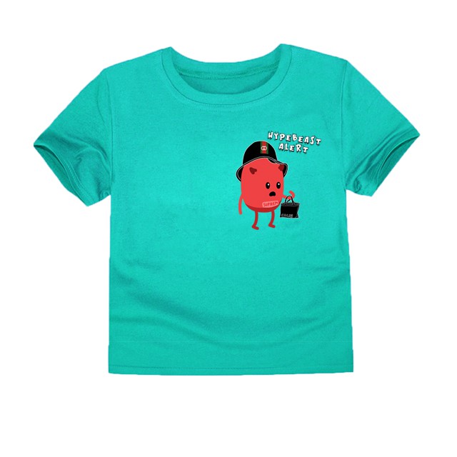 LittleFresco - Kaos Anak Hypebeast Hijau Muda